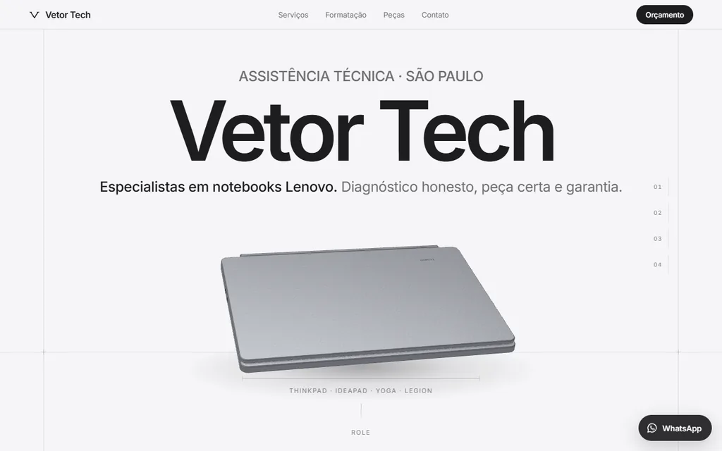 Site de assistência técnica